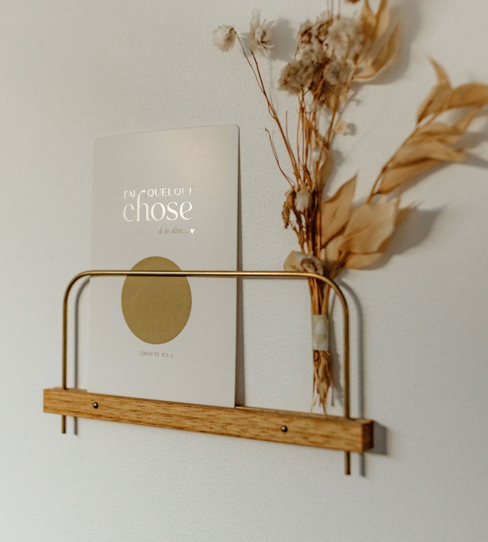 Carte annonce à gratter Bébé en route – Image 2