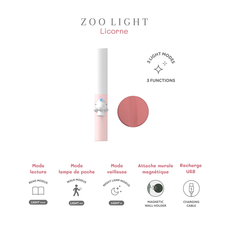 Lampe Zoo Light Licorne – Image 10
