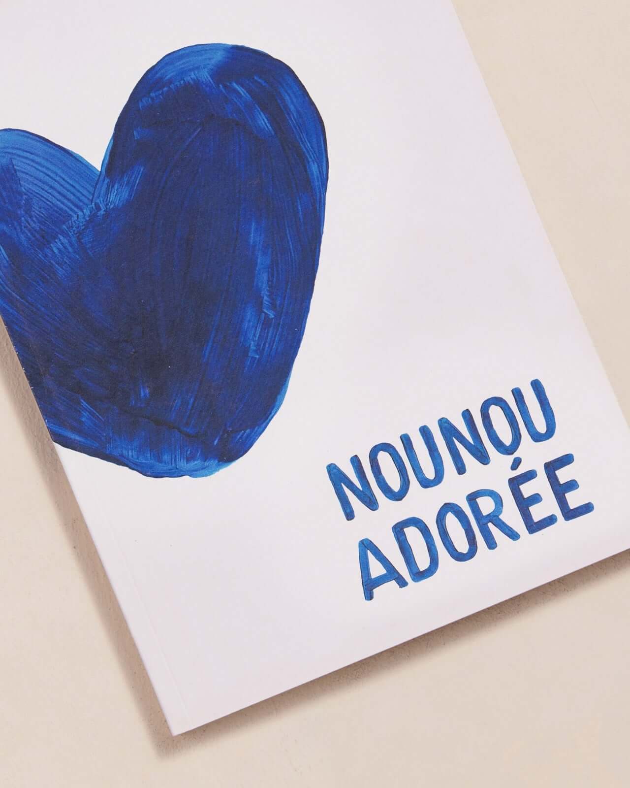 Le carnet Nounou adorée - cœurs bleus – Image 3