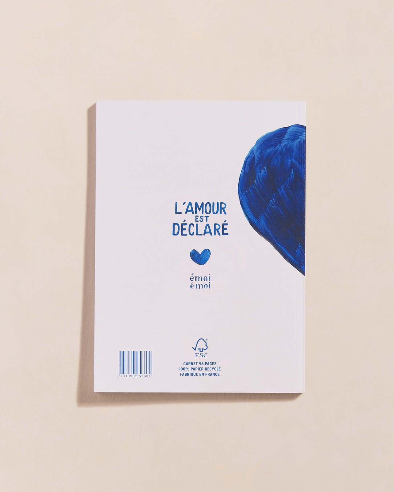 Le carnet Nounou adorée - cœurs bleus – Image 2