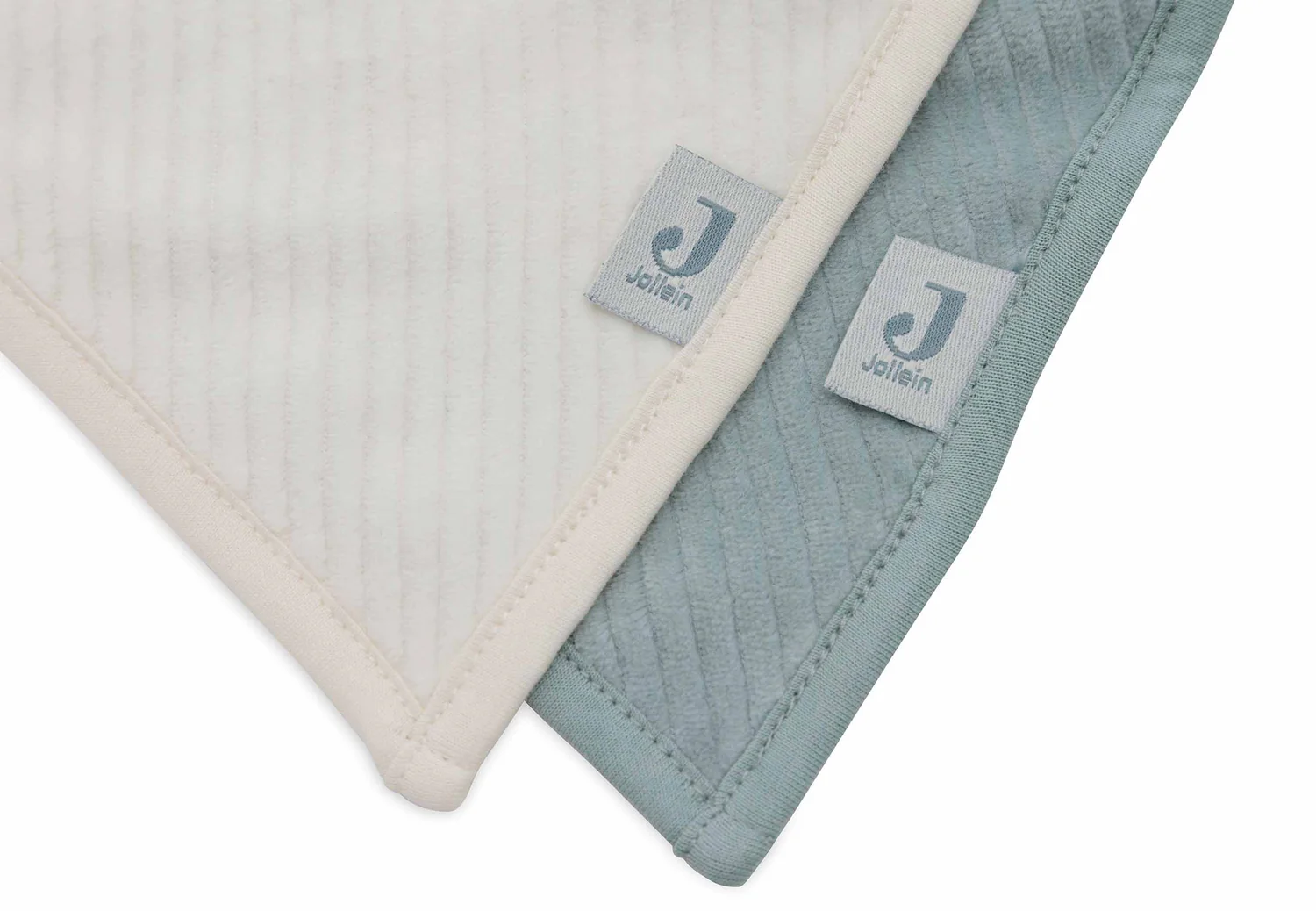 Bavoir Bandana - Velvet Rib - 2 Unités Sea Green – Image 4