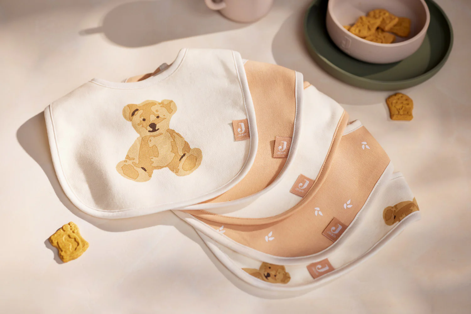 Bavoir - Teddy Bear/Harvest - 5 Unités – Image 6