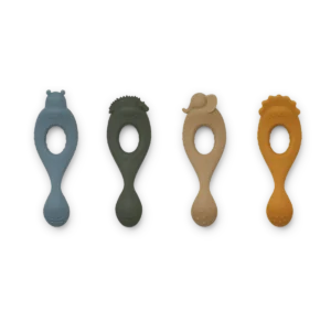 Lot de 4 cuillères en silicone Liva SOFT BABY - PACK DE 4