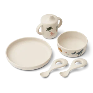 Set de Vaisselle Bébé Imprimée Ryle