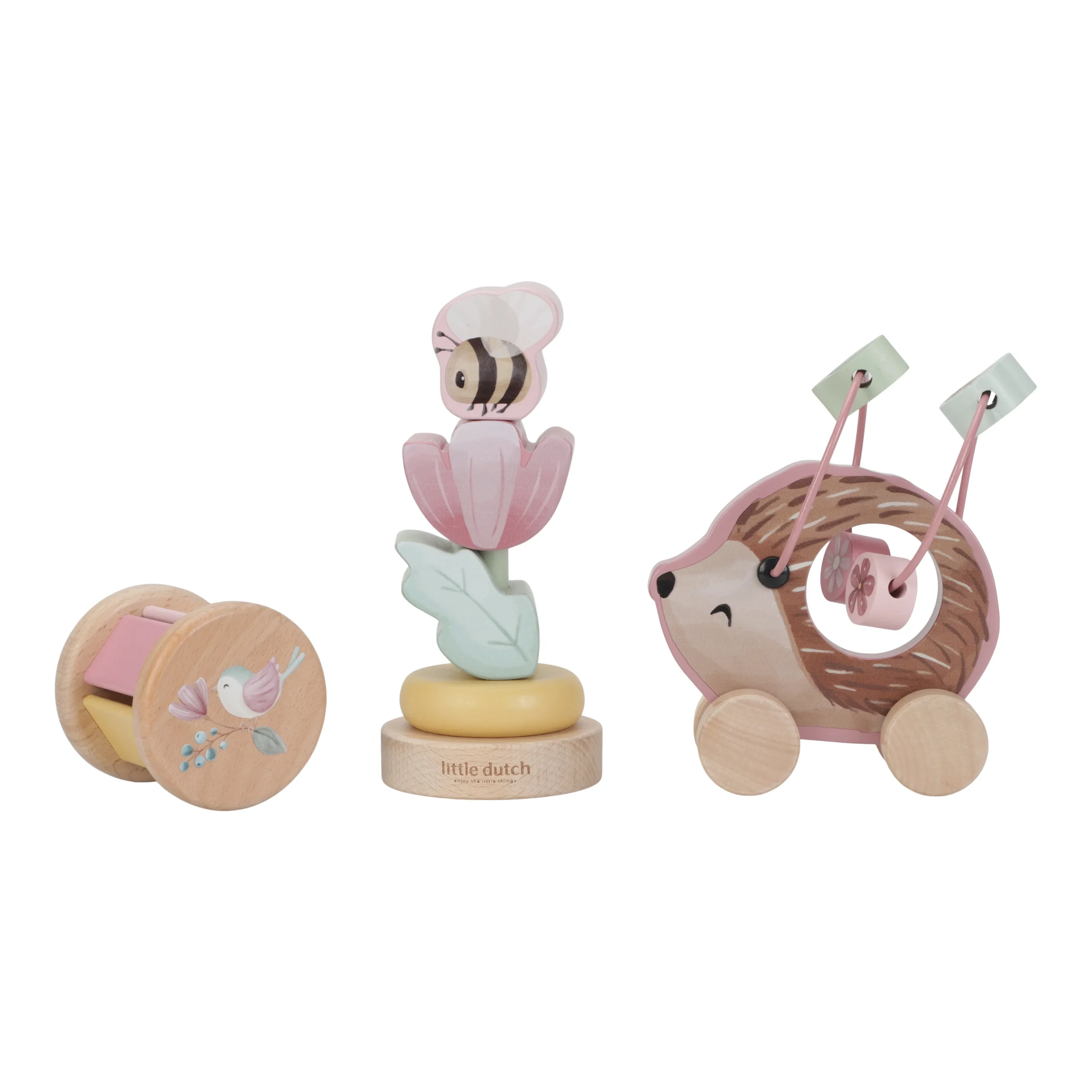 Coffret 3 jeux d'éveil en bois FSC - Fairy Garden