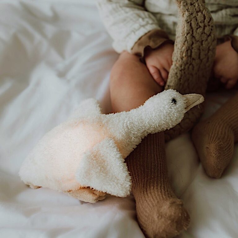 Peluche Lumineuse Oie - Liva Blanche pour Endormir les Enfants – Image 2