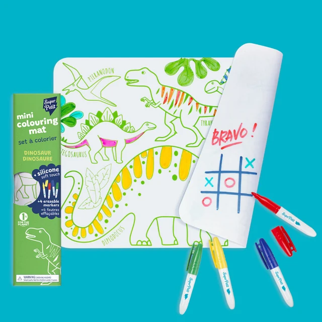 Mini Coloriage Réutilisable : Les Dinosaures