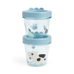 Lot de 2 boîtes pour aliments pour bébé - TINY FARM