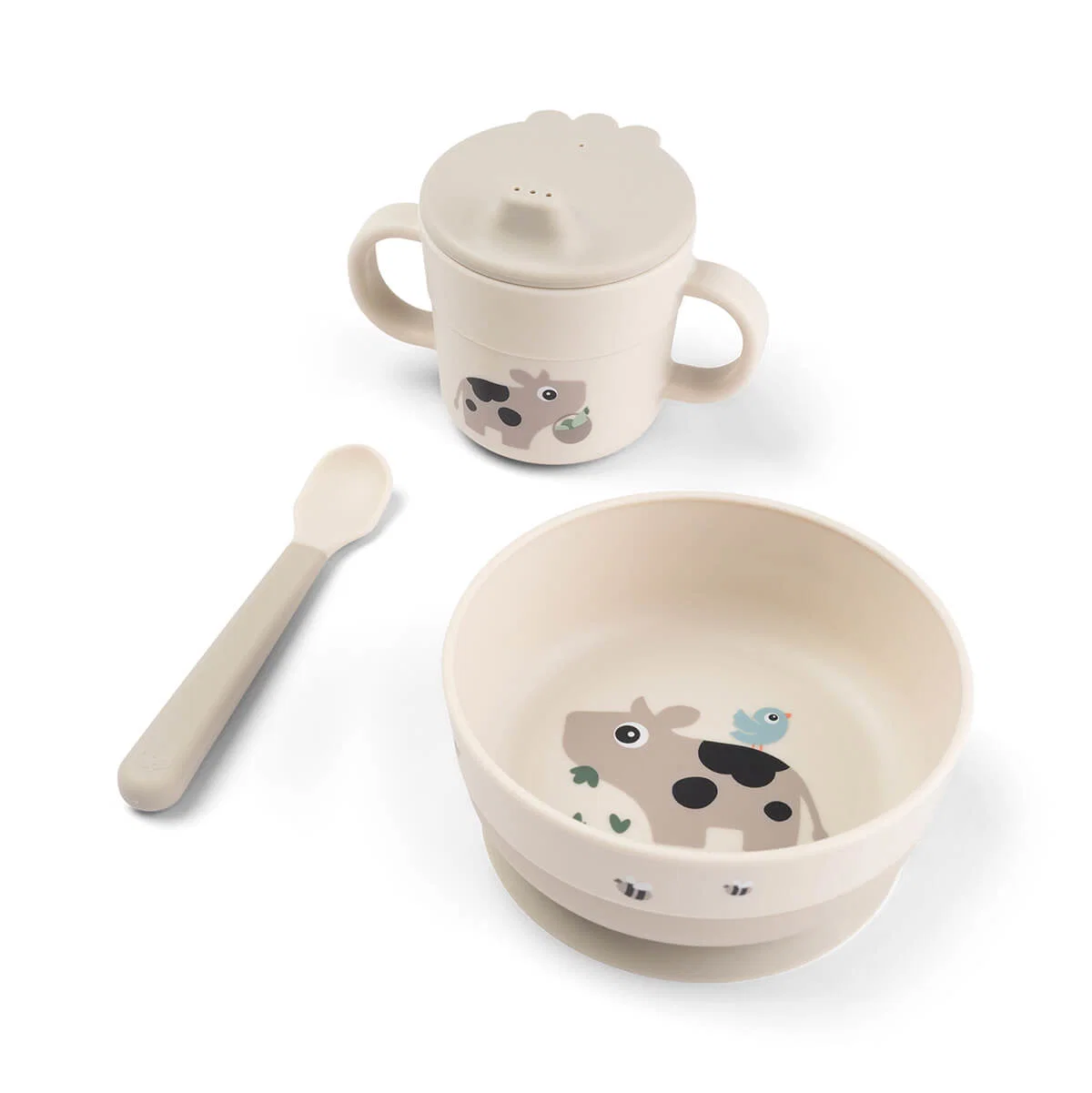 Coffret premier repas à ventouse - Tiny Farm