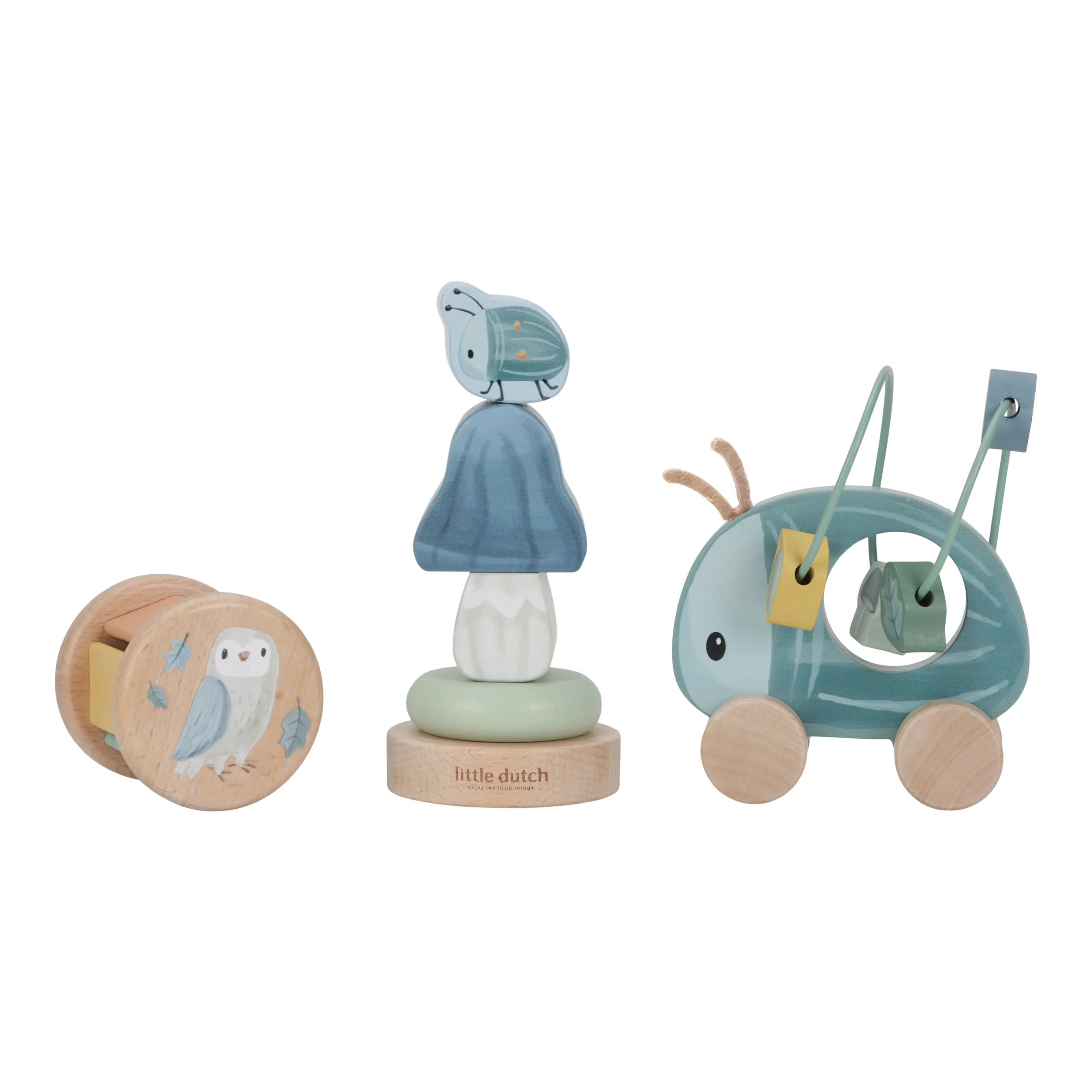 Coffret 3 jeux d'éveil en bois FSC - Forest Friends