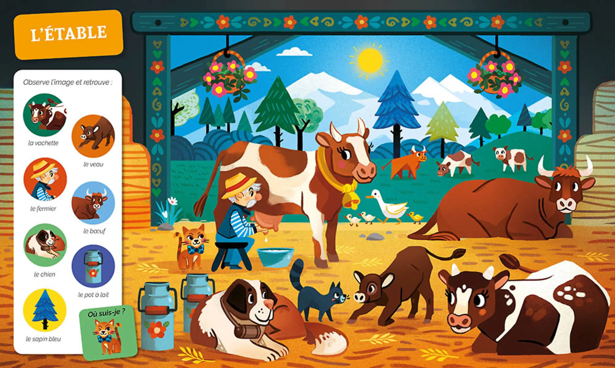 Livre Cherche et trouve des tout petits - A la ferme – Image 2