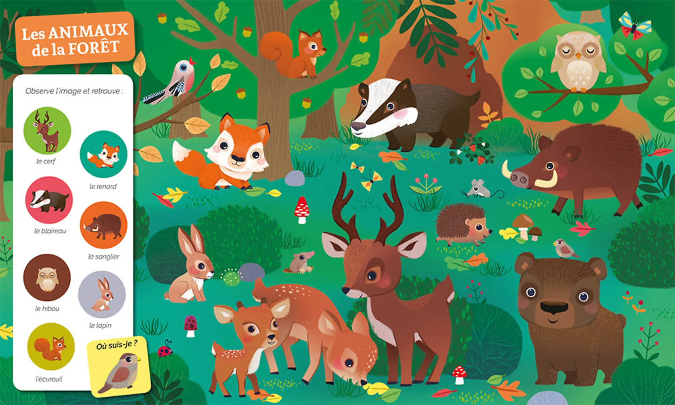 Livre Cherche et trouve des tout petits - Chez les animaux – Image 2
