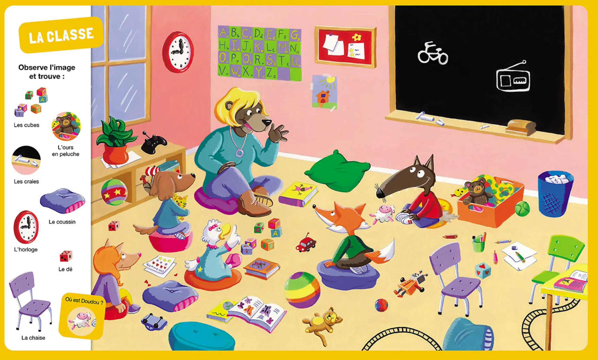 Livre P'tit Loup - Cherche et Trouve - Vive l'école ! – Image 2