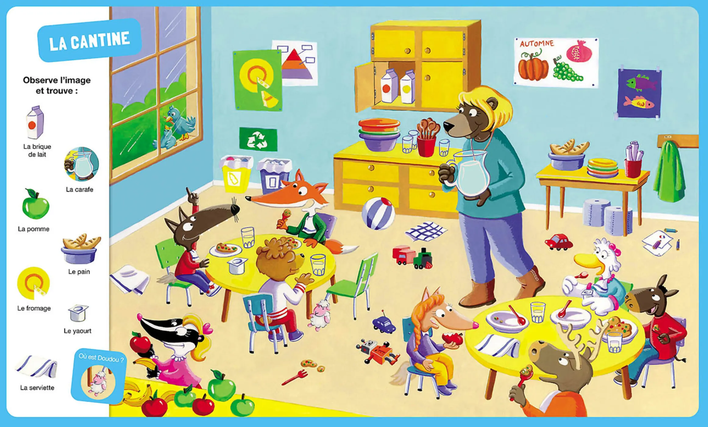 Livre P'tit Loup - Cherche et Trouve - Vive l'école ! – Image 3