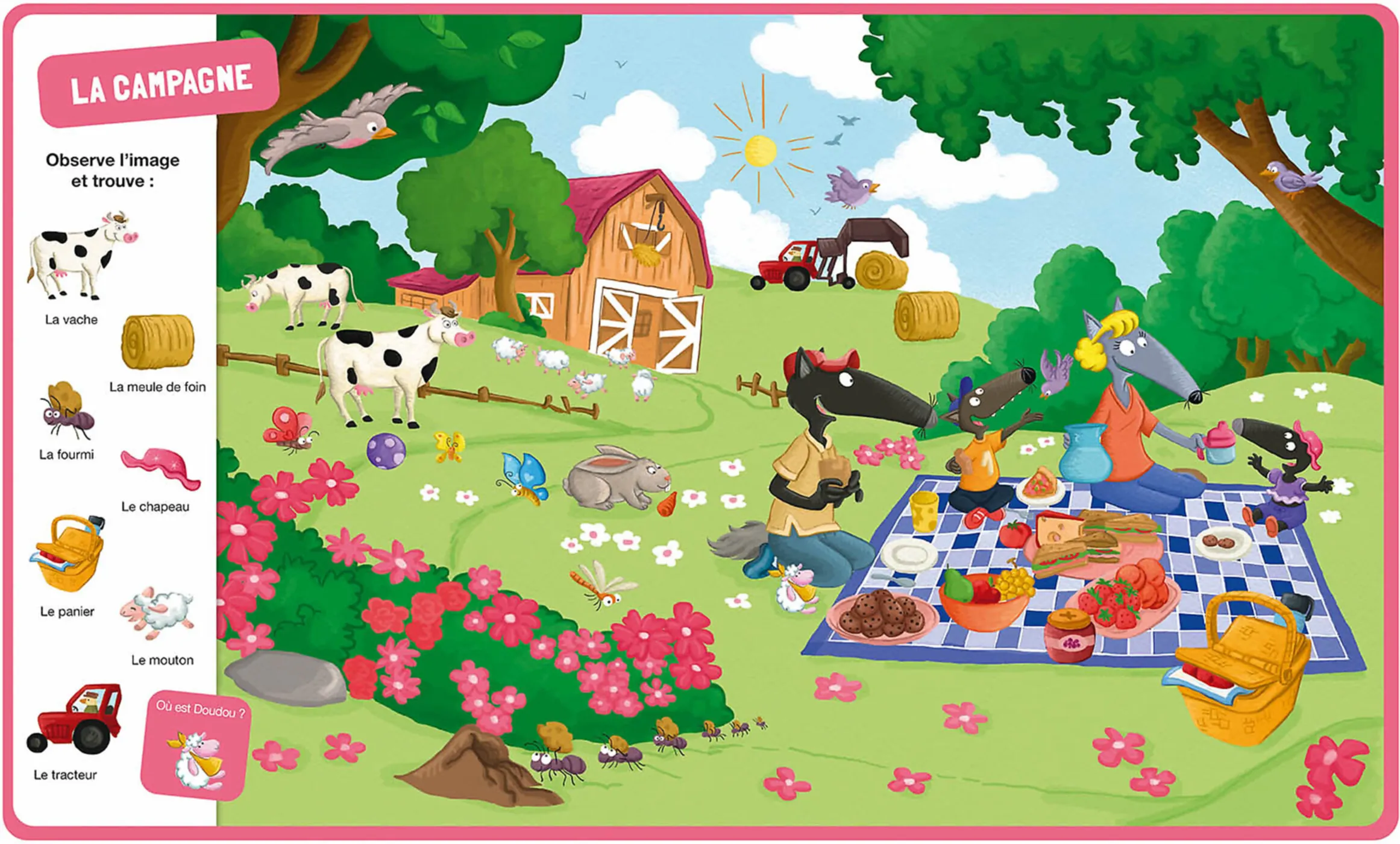 Livre Cherche et trouve des tout petits - Vive la nature – Image 3