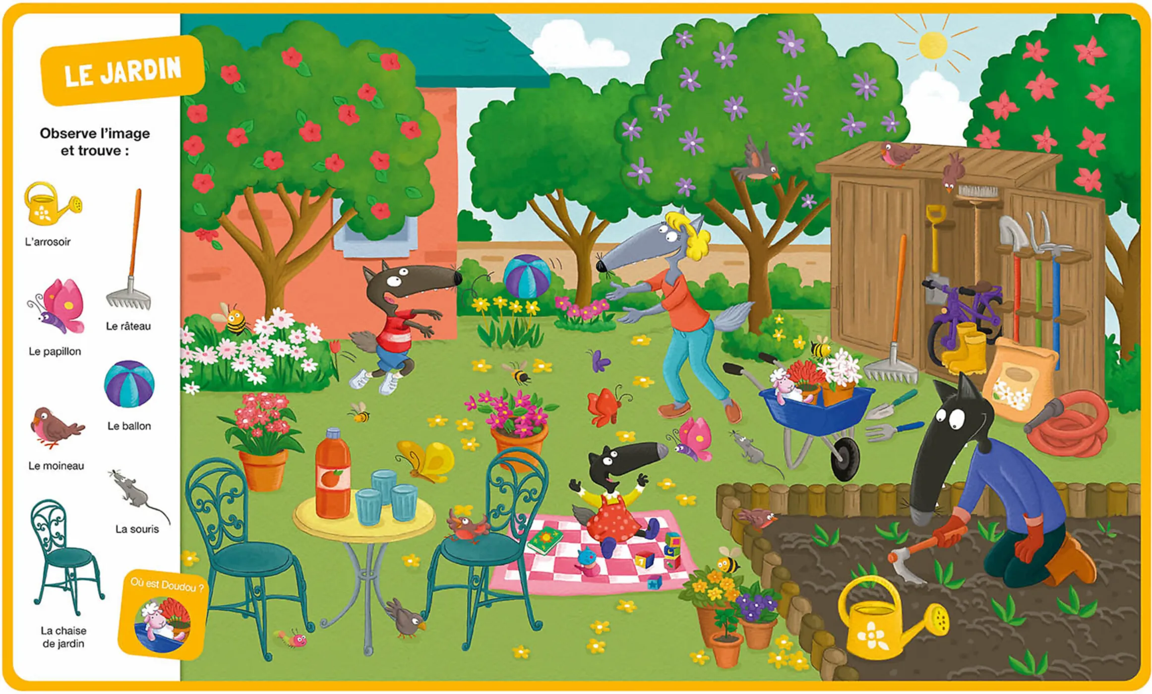 Livre Cherche et trouve des tout petits - Vive la nature – Image 2