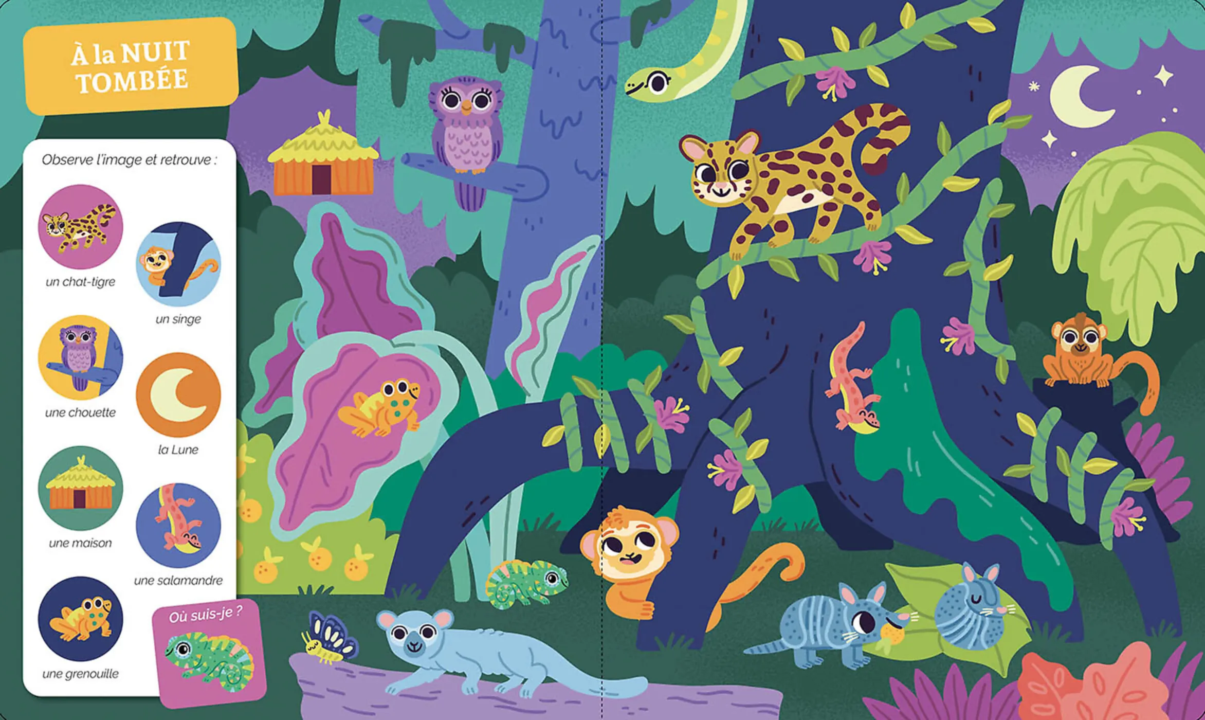 Livre Cherche et trouve des tout petits - La jungle et la Savane – Image 2