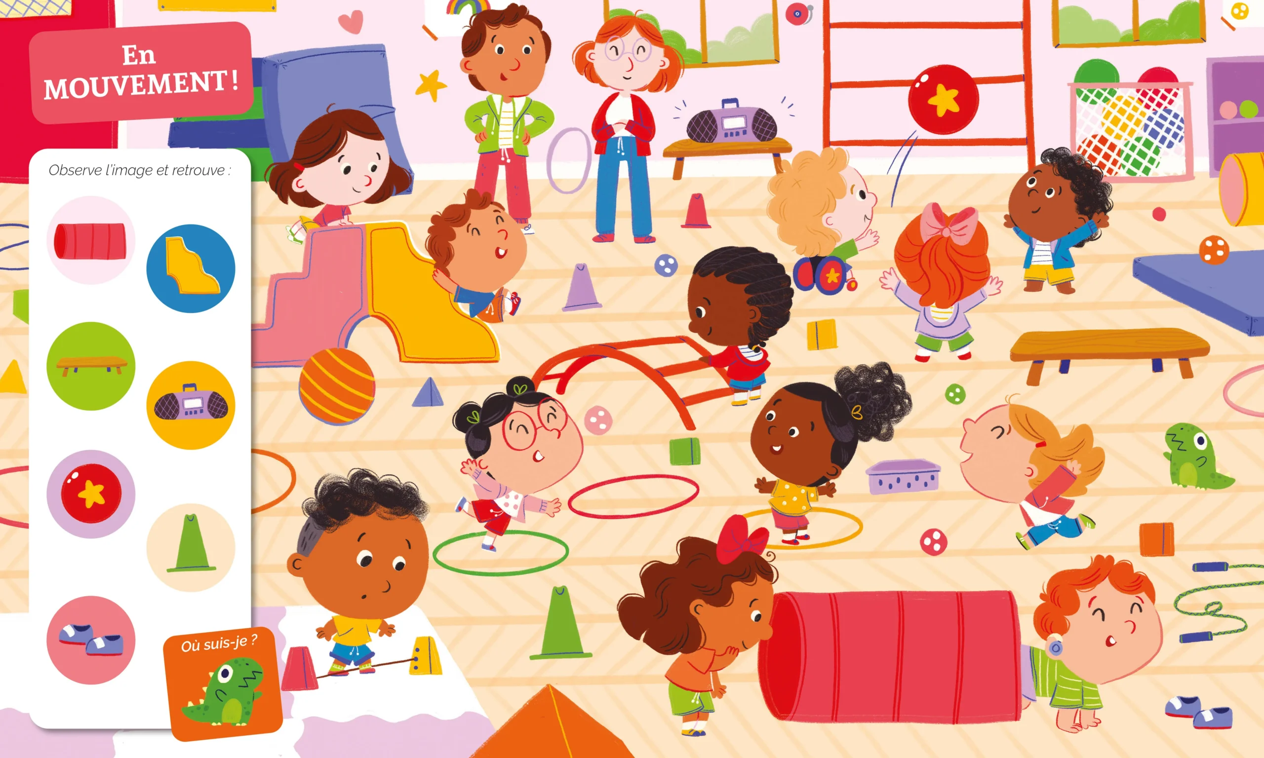 Livre Cherche et trouve des tout petits - A la maternelle – Image 3