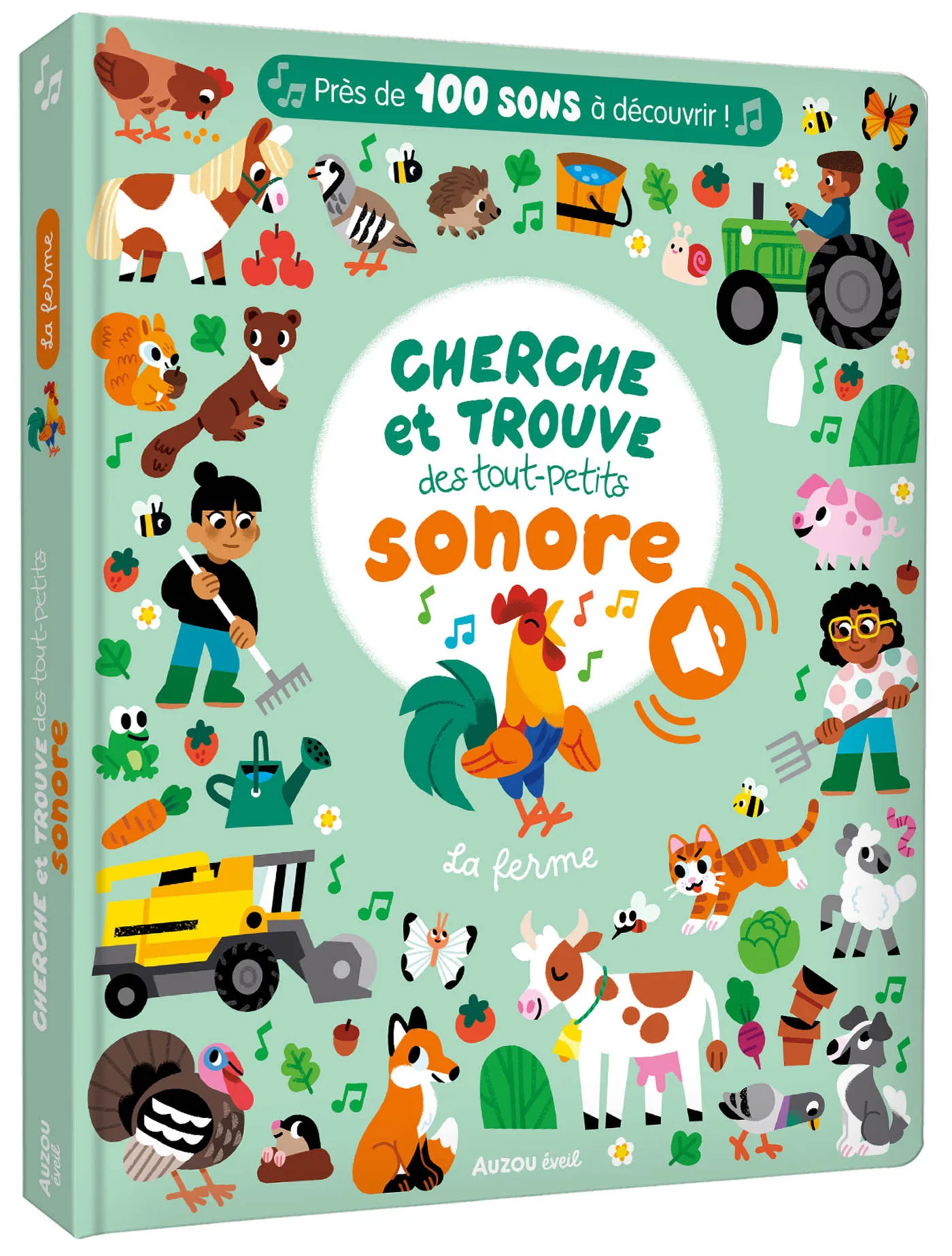 Livre Cherche et trouve des tout petits sonore - La Ferme