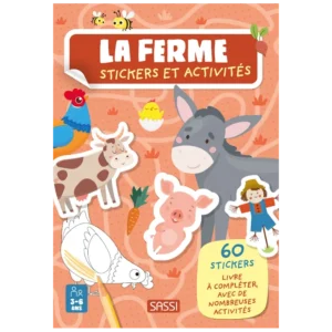 Livre stickers et activités - La ferme