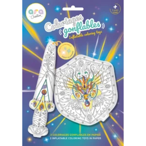 Coloriages Gonflables – Kit Épée & Bouclier Lumineux à colorier