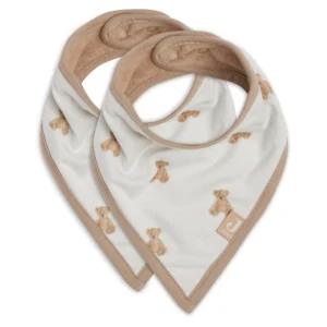 Bavoir Bandana - Teddy Bear - 2 Unités - GOTS