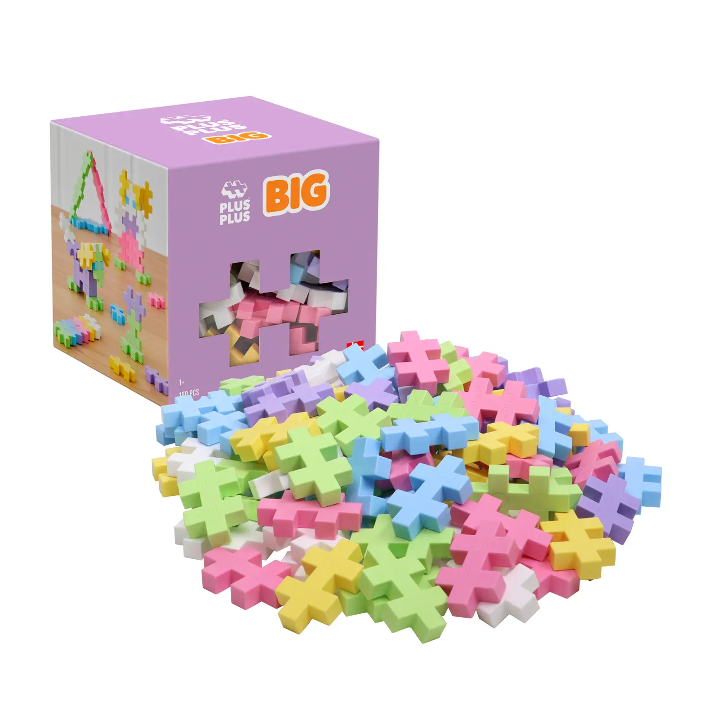 Recharge BIG Pastel 100 pièces - PLUS PLUS