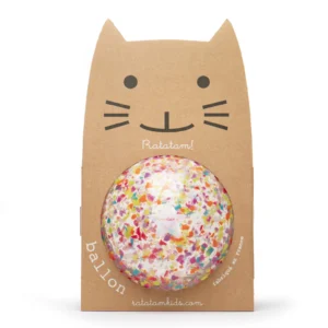 Ballon Ratatam Confetti recyclé 22 cm – Multicolore