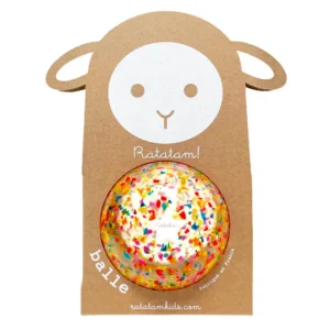 Ballon Ratatam Confetti recyclé 10 cm – Multicolore
