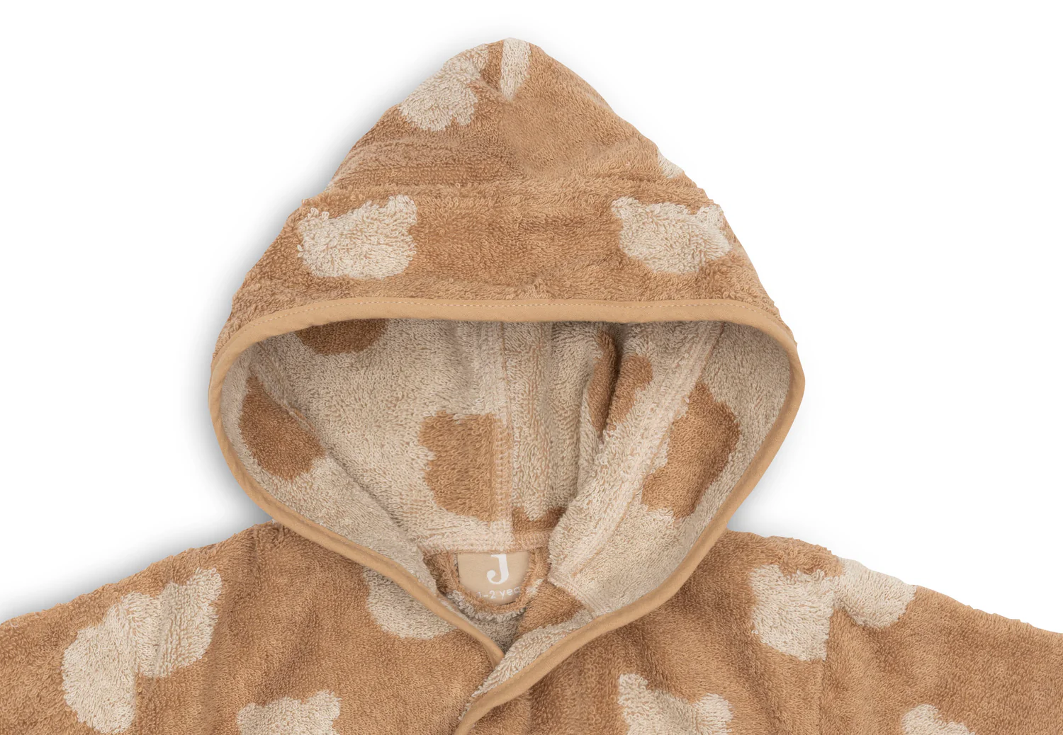 Peignoir de Bébé - Jacquard Teddy Bear Biscuit – Image 2