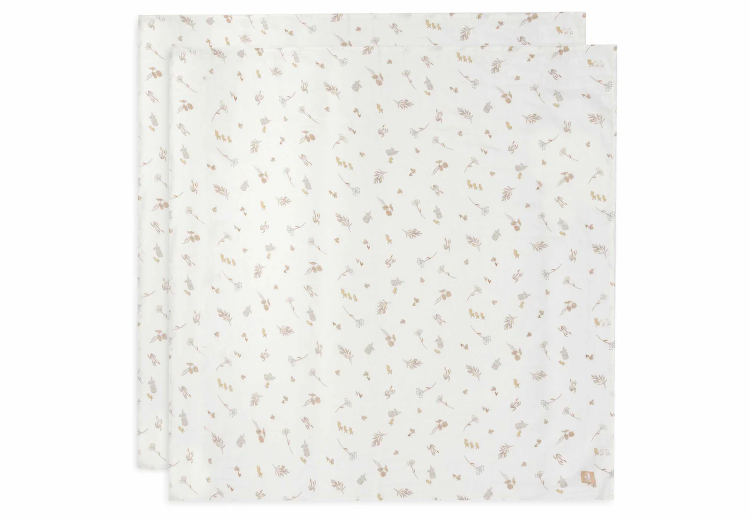 Lange gaze de coton 115x115cm - Riverside - 2 Unités