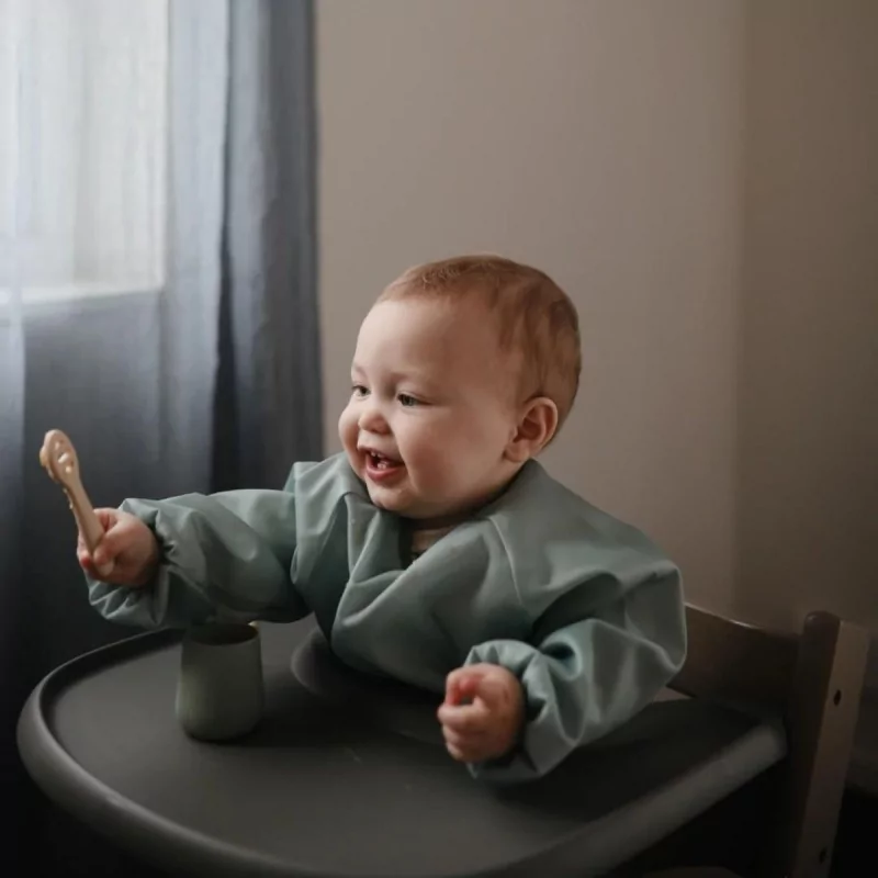 1ère Cuillère d'apprentissage pour Bébé - Naturel/Sable – Image 3