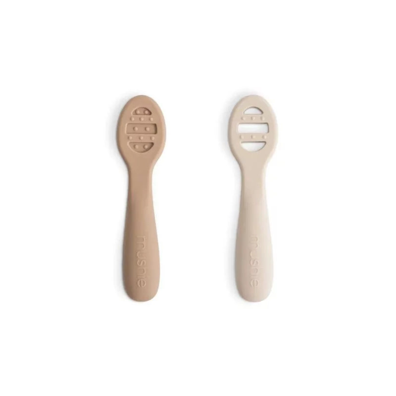 1ère Cuillère d'apprentissage pour Bébé - Naturel/Sable
